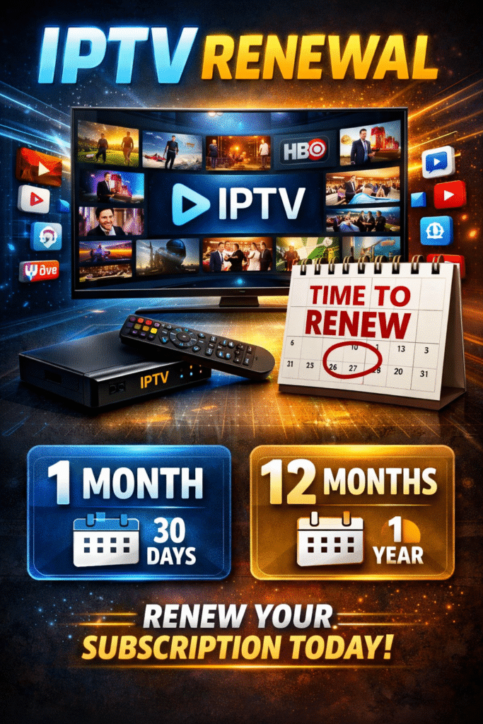iptv renewal